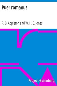 Puer romanus by R. B. Appleton and W. H. S. Jones