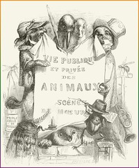 Vie privée et publique des animaux by P.-J. Stahl and J. J. Grandville