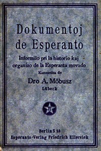Dokumentoj de Esperanto by A. Möbusz