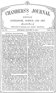 Chambers's Journal of Popular Literature, Science, and Art, No. 735, January 26,