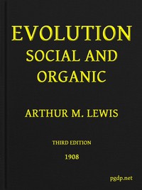 Evolution Social and Organic by Arthur M. Lewis