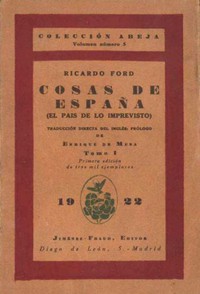 Cosas de España; tomo 1 by Richard Ford