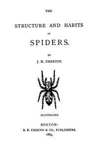 The Structure and Habits of Spiders by J. H. Emerton