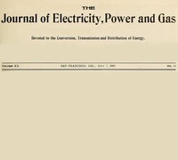 The Journal of Electricity, Power and Gas, Volume XX, No. 18, May 2, 1908