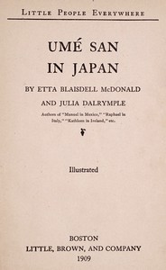 Umé San in Japan by Julia Dalrymple and Etta Blaisdell McDonald