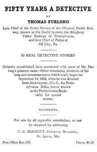 Fifty Years a Detective: 35 Real Detective Stories by Thomas Furlong