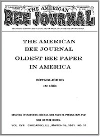 The American Bee Journal. Volume XVII No. 11, March 1881 by Various