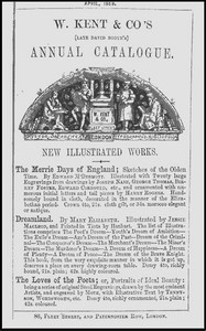 W. Kent &amp; Co's Annual Catalogue, April 1859 by W. Kent and Co.