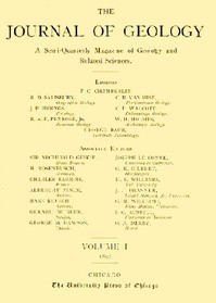 The Journal of Geology, January-February 1893 by Various