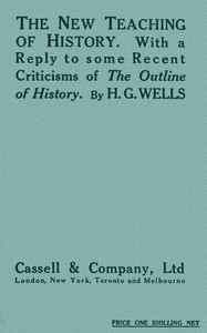 The New Teaching of History by H. G. Wells