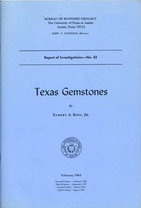 Texas Gemstones by Elbert A. King