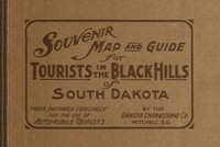 Souvenir Map and Guide for Tourists in the Black Hills of South Dakota