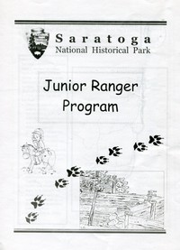 Saratoga National Historical Park Junior Ranger Program by William Valosin