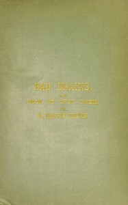 Bad Drains; and How to Test Them by R. Harris Reeves