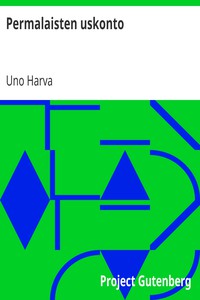 Permalaisten uskonto by Uno Harva