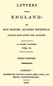 Letters from England, Volume 2 (of 3) by Robert Southey