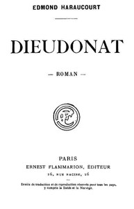 Dieudonat: Roman by Edmond Haraucourt