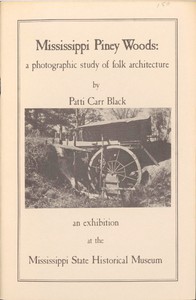 Mississippi Piney Woods: A Photographic Study of Folk Architecture by Black