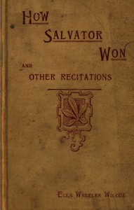 How Salvator Won, and Other Recitations by Ella Wheeler Wilcox