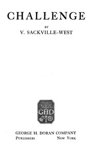 Challenge by V. Sackville-West