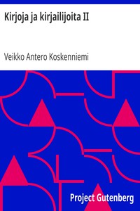 Kirjoja ja kirjailijoita II by Veikko Antero Koskenniemi