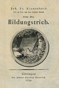 Über den Bildungstrieb by Johann Friedrich Blumenbach