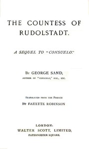 The Countess of Rudolstadt by George Sand