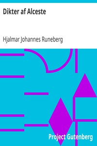 Dikter af Alceste by Hjalmar Johannes Runeberg