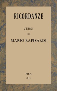 Ricordanze by Mario Rapisardi