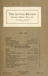 The Little Review, April 1914 (Vol. 1, No. 2) by Various