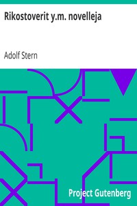 Rikostoverit y.m. novelleja by Adolf Stern