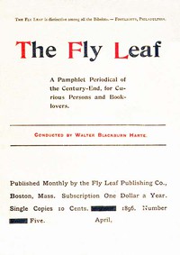 The Fly Leaf, No. 5, Vol. 1, April 1896 by Various