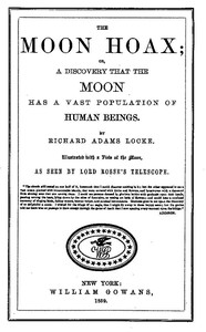 The Moon Hoax by Richard Adams Locke