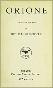 Orione by Ercole Luigi Morselli