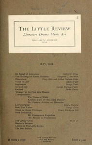 The Little Review, May 1914 (Vol. 1., No. 3) by Various