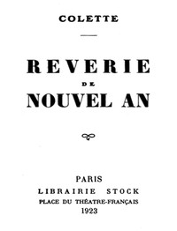 Rêverie de Nouvel An by Colette