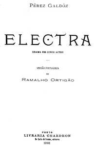 Electra: Drama em cinco actos by Benito Pérez Galdós