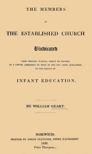 The Members of the Established Church Vindicated by William Geary