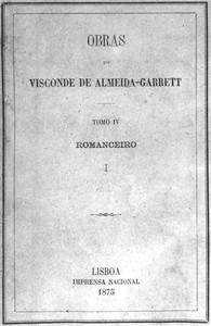 Romanceiro I: Romances da Renascença by Almeida Garrett