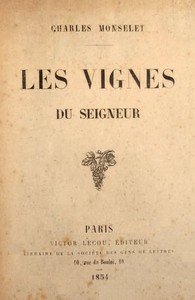 Les vignes du Seigneur by Charles Monselet