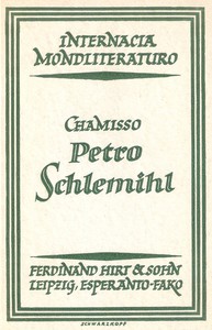 La mirinda historio de Petro Schlemihl by Adelbert von Chamisso