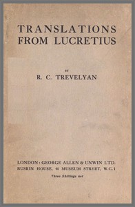 Translations from Lucretius by Titus Lucretius Carus