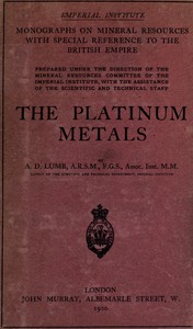 The platinum metals by Arthur Douglas Lumb