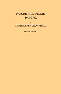 House and Home Papers by Harriet Beecher Stowe