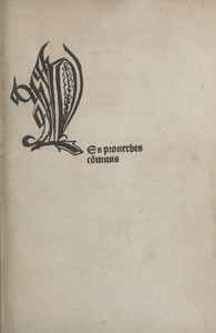 Les proverbes communs by Jean de La Véprie