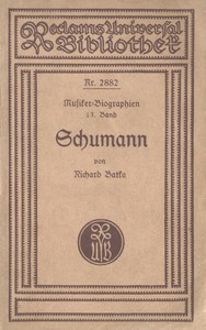 Schumann by Richard Batka