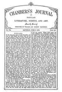 Chambers's Journal of Popular Literature, Science, and Art, No. 754, June 8,