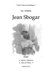 Jean Sbogar by Charles Nodier