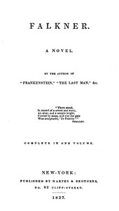 Falkner: A Novel by Mary Wollstonecraft Shelley