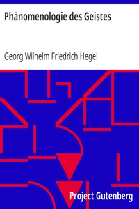 Phänomenologie des Geistes by Georg Wilhelm Friedrich Hegel